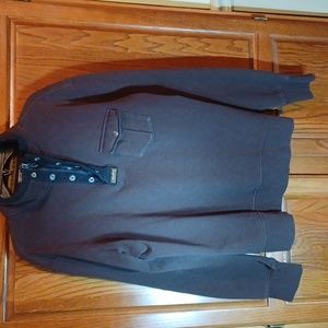 Mens Large Quarter-Zip Interlock Sweatshirt